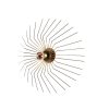 Stylish Copper Wall Lamp, 60 x 60 x 16 cm | Durable Metal Body, E27 Socket (Max 40W) | Includes Setup Instructions | Elegant Lighting for Modern Home Decor, IP20 Rated for Indoor Use