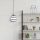 Industrial Space Chandelier, Black Metal Body, 20 cm Diameter x 116 cm Height | Adjustable Height, E27 Socket Max 40W | Stylish Lighting for Modern Home & Office, Outer Space Concept Design