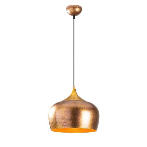 Glam Scandinavian chandelier, gold metal body, 30 x 30 cm, height 123 cm, 90 cm cable, E27 socket Max 40W, IP20 | Elegant lighting for modern interior design and stylish interiors