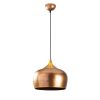 Glam Scandinavian Chandelier, Gold Metal Body, 30 x 30 cm, Height 123 cm, 90 cm Cable, E27 Socket Max 40W, IP20 | Elegant Lighting for Modern Home Décor & Stylish Interiors