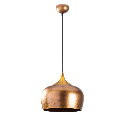 Glam Scandinavian chandelier, gold metal body, 30 x 30 cm, height 123 cm, 90 cm cable, E27 socket Max 40W, IP20 | Elegant lighting for modern interior design and stylish interiors