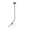 Industrial Scandinavian Chandelier, Black Iron Body, 25 x 15 cm, Height: 76 cm | E27 Socket, Max 40W | Stylish Lighting for Modern Homes, Dining Rooms & Living Spaces, Elegant & Functional Design