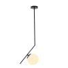 Industrial Scandinavian Chandelier, Black Iron Body, 25 x 15 cm, Height: 76 cm | E27 Socket, Max 40W | Stylish Lighting for Modern Homes, Dining Rooms & Living Spaces, Elegant & Functional Design