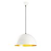 Scandinavian Chandelier, White Metal Body, 40 x 40 cm, Height 116 cm, 90 cm Cable, E27 Socket Max 40W, Elegant & Modern Design for Home Décor, IP20 Rated, Perfect for Living Room & Dining Areas
