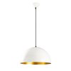 Scandinavian Chandelier, White Metal Body, 40 x 40 cm, Height 116 cm, 90 cm Cable, E27 Socket Max 40W, Elegant & Modern Design for Home Décor, IP20 Rated, Perfect for Living Room & Dining Areas