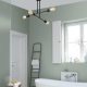 Elegant Black Wall Lamp, Metal Body, 10 x 12 cm, Height 100 cm, E14 Max 40W, IP20 | Glamorous Hotel-Style Lighting for Modern Spaces
