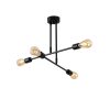 Elegant Black Wall Lamp, Metal Body, 10 x 12 cm, Height 100 cm, E14 Max 40W, IP20 | Glamorous Hotel-Style Lighting for Modern Spaces