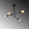 Elegant Black Wall Lamp, Metal Body, 10 x 12 cm, Height 100 cm, E14 Max 40W, IP20 | Glamorous Hotel-Style Lighting for Modern Spaces