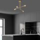 Elegant Black Wall Lamp, Metal Body, 10 x 12 cm, Height 100 cm, E14 Max 40W, IP20 | Glamorous Hotel-Style Lighting for Modern Spaces