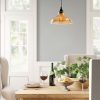 Scandinavian Style Chandelier, Black Metal Body, 28 x 28 cm, Height 112 cm, 90 cm Cable, E27 Socket Max 40W, Elegant & Modern Lighting for Home Decor, IP20 Rated, Perfect for Living & Dining Spaces