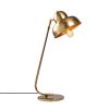 Elegant Gold Table Lamp, Metal Body, 20 x 35 cm, Height: 59 cm | E27 Socket, Max 40W | Glam & Scandinavian Design, Perfect for Living Room, Bedroom, or Office Decor | Stylish & Functional Lighting