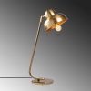 Elegant Gold Table Lamp, Metal Body, 20 x 35 cm, Height: 59 cm | E27 Socket, Max 40W | Glam & Scandinavian Design, Perfect for Living Room, Bedroom, or Office Decor | Stylish & Functional Lighting