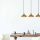 Elegant Vintage Chandelier, Metal Body, 72 x 22 cm, Height: 107 cm | Adjustable Height, 3 x E27 Max 40W | Glam Scandinavian Design, Perfect for Living Room & Dining Spaces, IP20 Rated
