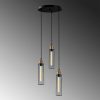 Elegant Black Wall Lamp, Metal Body, 10 x 12 cm, Height 100 cm, E14 Max 40W, IP20 | Glamorous Hotel-Style Lighting for Modern Spaces