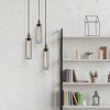 Elegant Black Wall Lamp, Metal Body, 10 x 12 cm, Height 100 cm, E14 Max 40W, IP20 | Glamorous Hotel-Style Lighting for Modern Spaces