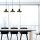 Industrial Scandinavian Chandelier, Black Iron Body, 72 x 22 cm, Height 109 cm, Adjustable Height, 3 x E27 Max 40W, IP20 | Stylish Lighting for Modern Homes & Offices, Elegant Design