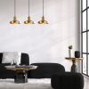 Elegant Vintage Chandelier, Metal Body, 72 x 22 cm, Height: 109 cm | Adjustable Height, 3 x E27 Max 40W | Glam Scandinavian Design, Perfect for Living Room & Dining Spaces, IP20 Rated