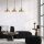 Elegant Vintage Chandelier, Metal Body, 72 x 22 cm, Height: 109 cm | Adjustable Height, 3 x E27 Max 40W | Glam Scandinavian Design, Perfect for Living Room & Dining Spaces, IP20 Rated