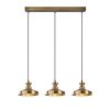 Elegant Vintage Chandelier, Metal Body, 72 x 22 cm, Height: 109 cm | Adjustable Height, 3 x E27 Max 40W | Glam Scandinavian Design, Perfect for Living Room & Dining Spaces, IP20 Rated