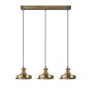 Elegant Vintage Chandelier, Metal Body, 72 x 22 cm, Height: 109 cm | Adjustable Height, 3 x E27 Max 40W | Glam Scandinavian Design, Perfect for Living Room & Dining Spaces, IP20 Rated