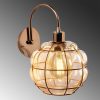 Glamorous Copper Wall Lamp, Iron Body, 23 x 27 cm, Height: 30 cm, E27 Socket (Max 40W), IP20 | Elegant Glass Cap, Perfect for Hotel & Modern Home Decor, Stylish Lighting Solution