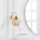 Glamorous Gold Wall Lamp, Metal Body with Glass Cap, 23 x 27 cm, Height 30 cm, E27 Socket (Max 40W), IP20 | Elegant Lighting for Hotel & Modern Home Decor, Stylish & Functional Design