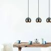 Elegant Scandinavian Chandelier, Platinum Color, 65 x 15 cm, Height: 111 cm | Metal Body, Adjustable Height, 3 x E27 Max 40W | Perfect for Glam Home Décor & Modern Living Spaces