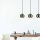 Elegant Scandinavian Chandelier, Platinum Color, 65 x 15 cm, Height: 111 cm | Metal Body, Adjustable Height, 3 x E27 Max 40W | Perfect for Glam Home Décor & Modern Living Spaces