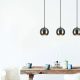 Elegant Scandinavian Chandelier, Platinum Color, 65 x 15 cm, Height: 111 cm | Metal Body, Adjustable Height, 3 x E27 Max 40W | Perfect for Glam Home Décor & Modern Living Spaces