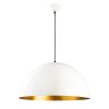 Scandinavian Chandelier, White Metal Body, 60 x 60 cm, Height 126 cm, 90 cm Cable, E27 Socket Max 40W, Elegant & Modern Design for Home Décor, IP20 Rated, Perfect for Living Room & Dining Areas