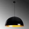 Industrial Scandinavian Chandelier, Black Metal Body, 60 x 60 cm, Height 126 cm, E27 Socket (Max 40W), 90 cm Cable Length, Stylish Lighting for Modern Home & Office Spaces, IP20 Rated