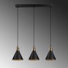 Elegant Black Wall Lamp, Metal Body, 10 x 12 cm, Height 100 cm, E14 Max 40W, IP20 | Glamorous Hotel-Style Lighting for Modern Spaces