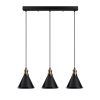 Elegant Black Wall Lamp, Metal Body, 10 x 12 cm, Height 100 cm, E14 Max 40W, IP20 | Glamorous Hotel-Style Lighting for Modern Spaces