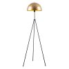 Charming floor lamp, metal housing, 50 x 50 cm, height: 170 cm, cap diameter: 40 cm, E27 Max 40W, 200 cm cable, elegant gold and black design, perfect for modern living rooms and bedrooms, IP20 rating.