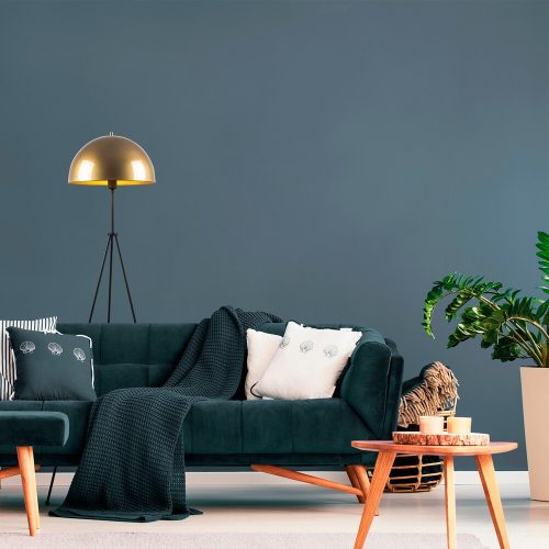 Charming floor lamp, metal housing, 50 x 50 cm, height: 170 cm, cap diameter: 40 cm, E27 Max 40W, 200 cm cable, elegant gold and black design, perfect for modern living rooms and bedrooms, IP20 rating.