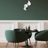 Elegant Black Wall Lamp, Metal Body, 10 x 12 cm, Height 100 cm, E14 Max 40W, IP20 | Glamorous Hotel-Style Lighting for Modern Spaces