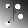 Elegant Black Wall Lamp, Metal Body, 10 x 12 cm, Height 100 cm, E14 Max 40W, IP20 | Glamorous Hotel-Style Lighting for Modern Spaces