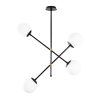 Elegant Black Wall Lamp, Metal Body, 10 x 12 cm, Height 100 cm, E14 Max 40W, IP20 | Glamorous Hotel-Style Lighting for Modern Spaces