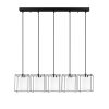 Elegant Black Wall Lamp, Metal Body, 10 x 12 cm, Height 100 cm, E14 Max 40W, IP20 | Glamorous Hotel-Style Lighting for Modern Spaces