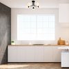 Elegant Black Wall Lamp, Metal Body, 10 x 12 cm, Height 100 cm, E14 Max 40W, IP20 | Glamorous Hotel-Style Lighting for Modern Spaces