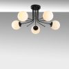 Elegant Black Wall Lamp, Metal Body, 10 x 12 cm, Height 100 cm, E14 Max 40W, IP20 | Glamorous Hotel-Style Lighting for Modern Spaces