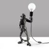 Modern Black Wall Lamp, MDF Body, 60 x 12 x 33 cm, E27 Socket (Max 40W), IP20, Pluggable, Laser-Cut Design, Stylish & Functional Lighting for Any Space