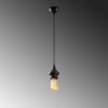 Industrial Wall Lamp, Black & Vintage, 17 x 25 cm, Height 36 cm | Metal Body, E27 Socket Max 40W | Stylish Lighting for Modern Spaces