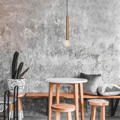 Industrial Wall Lamp, Black & Vintage, 17 x 25 cm, Height 36 cm | Metal Body, E27 Socket Max 40W | Stylish Lighting for Modern Spaces
