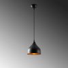 Industrial Wall Lamp, Black & Vintage, 17 x 25 cm, Height 36 cm | Metal Body, E27 Socket Max 40W | Stylish Lighting for Modern Spaces