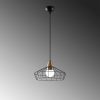 Industrial Wall Lamp, Black & Vintage, 17 x 25 cm, Height 36 cm | Metal Body, E27 Socket Max 40W | Stylish Lighting for Modern Spaces