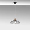 Industrial Wall Lamp, Black & Vintage, 17 x 25 cm, Height 36 cm | Metal Body, E27 Socket Max 40W | Stylish Lighting for Modern Spaces