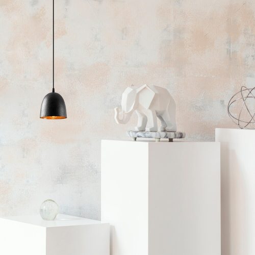 Industrial Wall Lamp, Black & Vintage, 17 x 25 cm, Height 36 cm | Metal Body, E27 Socket Max 40W | Stylish Lighting for Modern Spaces