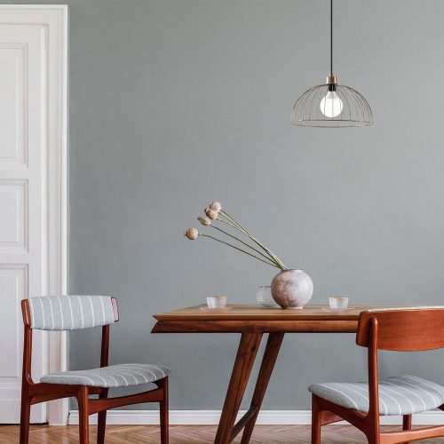 Industrial Wall Lamp, Black & Vintage, 17 x 25 cm, Height 36 cm | Metal Body, E27 Socket Max 40W | Stylish Lighting for Modern Spaces