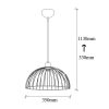 Industrial Wall Lamp, Black & Vintage, 17 x 25 cm, Height 36 cm | Metal Body, E27 Socket Max 40W | Stylish Lighting for Modern Spaces
